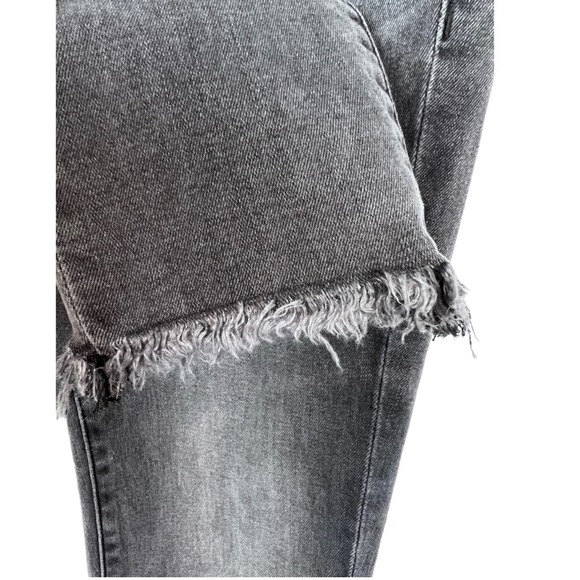 DL1961 Florence skinny mid rise instasculpt grey raw hem - Picture 4 of 13